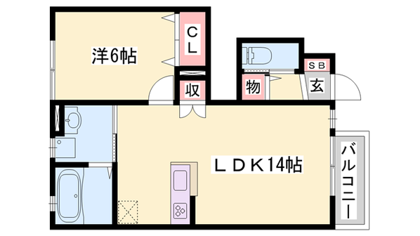 明石駅 バス12分  南別府車庫前下車：停歩6分 1階の物件間取画像